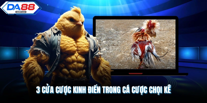 3 cửa cược kinh điển trong cá cược chọi kê