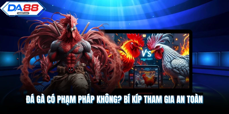 Đá gà có phạm pháp không? Bí kíp tham gia an toàn