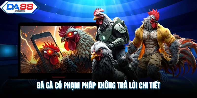 Đá gà có phạm pháp không trả lời chi tiết 
