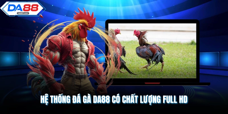 Hệ thống đá gà DA88 có chất lượng Full HD