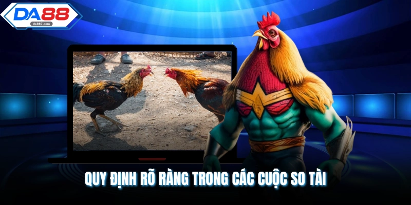 Quy định rõ ràng trong các cuộc so tài