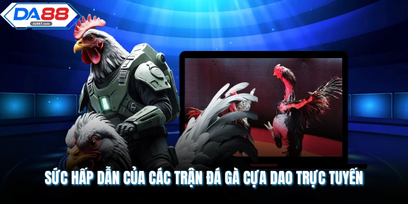 Sức hấp dẫn của các trận đá gà cựa dao trực tuyến