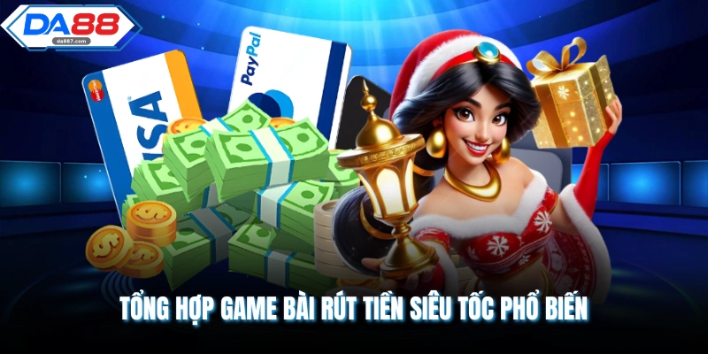 Tổng hợp game bài rút tiền siêu tốc phổ biến