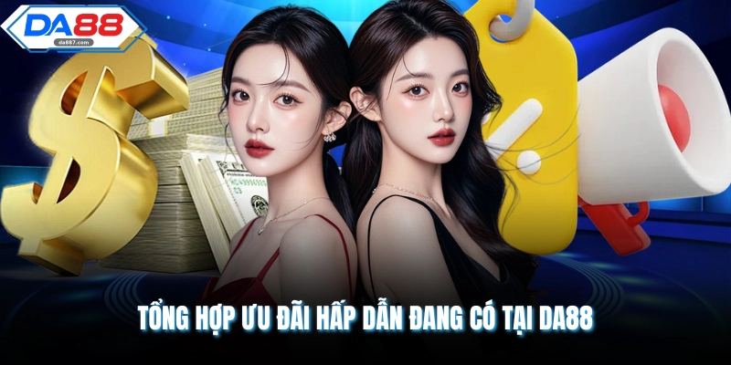 Tổng hợp ưu đãi hấp dẫn đang có tại DA88